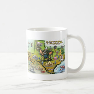 Bandera TEXAS Map Coffee Mug