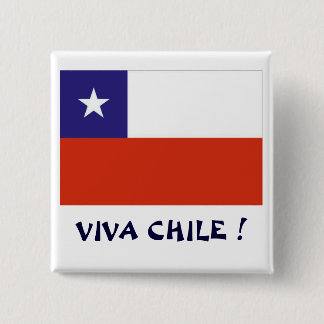 Bandera Viva Chile IV Pinback Button