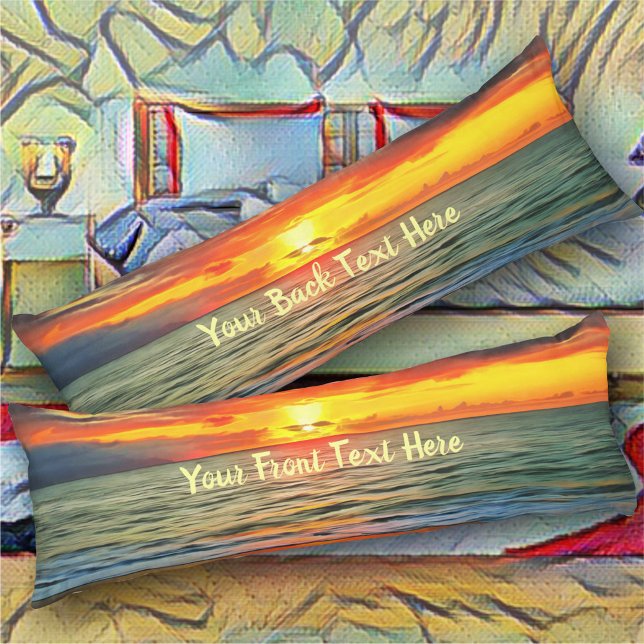 Banderas Bay Sunset 1738 Body Pillow (Creator Uploaded)