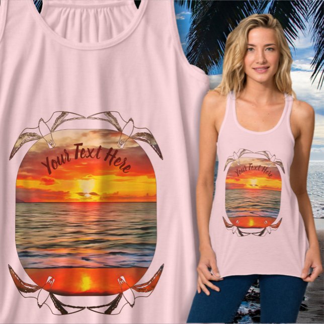 Banderas Bay Sunset 1738 Tank Top (Creator Uploaded)