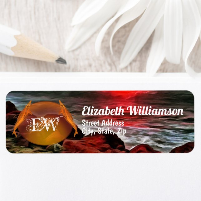 Banderas Rocky Sunset 914 Address Label (Creator Uploaded)