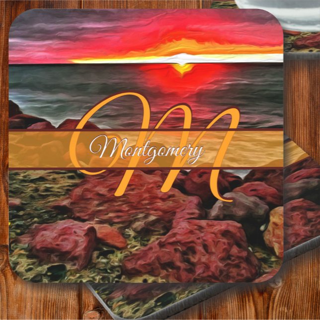 Banderas Rocky Sunset 914 Beverage Coaster (Creator Uploaded)