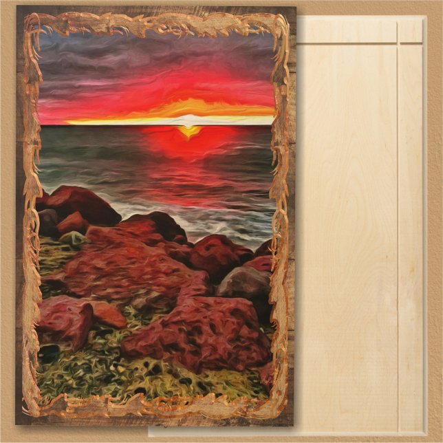 Banderas Rocky Sunset 914 Wood Wall Art (Creator Uploaded)