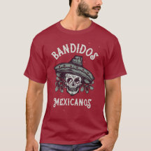 Bandidos Mexicanos Maroon T-Shirt