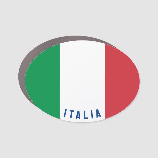 Bandiera d'Italia Car Magnet (Front)