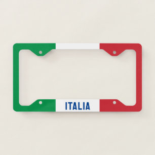 Bandiera d'Italia License Plate Frame