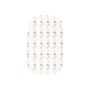 Bandiera d'Italia Rosa Minx Nail Art