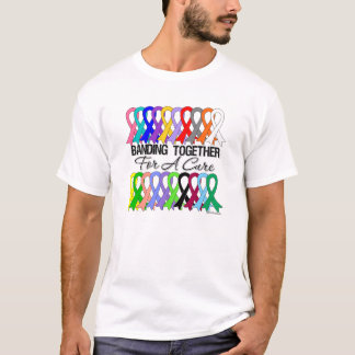 Banding Together For A Cure For All Cancers T-Shirt