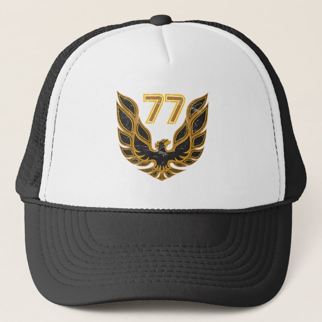Bandit 77 Double-Sided Trucker Hat (Front)