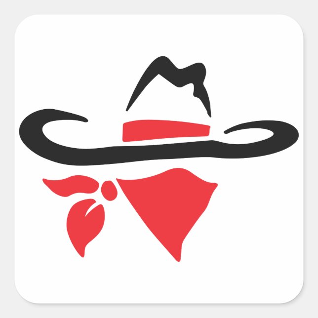 Bandit Outlaw Square Sticker (Front)