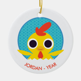 Bandit the Chick Ceramic Ornament