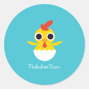 Bandit the Chick Classic Round Sticker