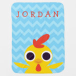 Bandit the Chick Stroller Blanket