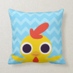 Bandit the Chick Throw Pillow