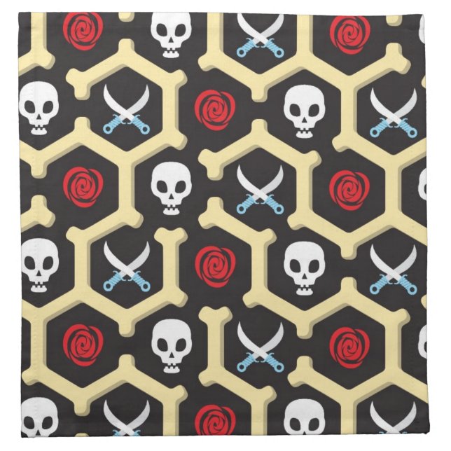 Bandit Theme Pattern Napkin (Front)