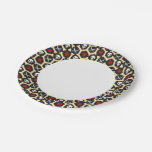 Bandit Theme Pattern Paper Plates