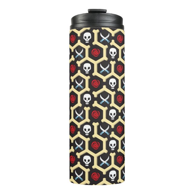 Bandit Theme Pattern Thermal Tumbler (Front)