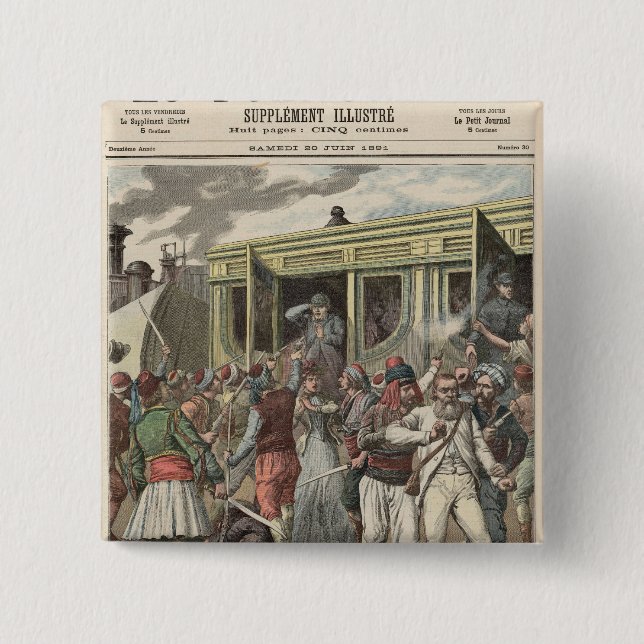 Bandits in the Orient Pinback Button (Front)