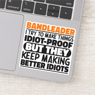 Bandleader Try To Make Things Dance Music Director Sticker