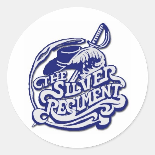 bandlogo classic round sticker (Front)