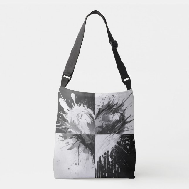 Bandolera heart splash. crossbody bag (Front)