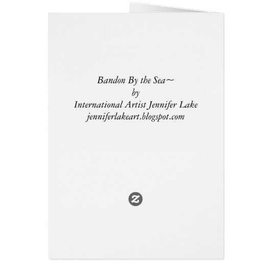 Bandon By the Sea~ (Back)