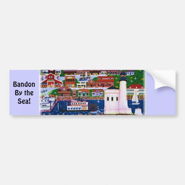 Bandon By the Sea~ Bumper Sticker (Front)