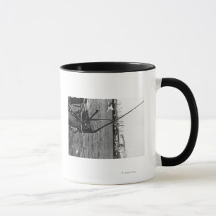 Bandon, Oregon Harbor View and Ships Photograph Mug
