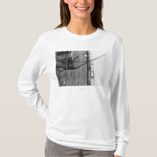 Bandon, Oregon Harbor View and Ships Photograph T-Shirt