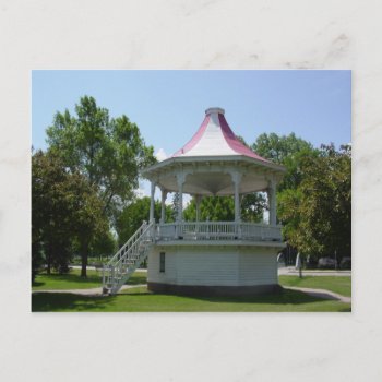 Bandstand Postcard by archemedes at Zazzle