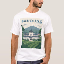 Bandung Indonesia Travel Poster