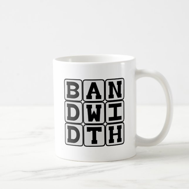 Bandwidth, Data Transfer Rate Coffee Mug (Right)