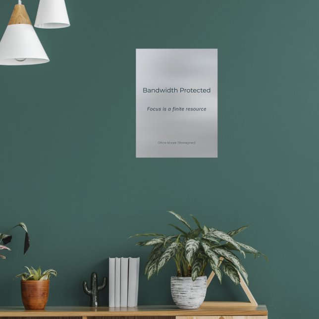 BANDWIDTH PROTECTED POSTER (Living Room 1)