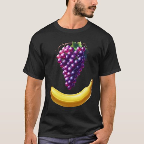 Banenen  Grapes Combination T_Shirt