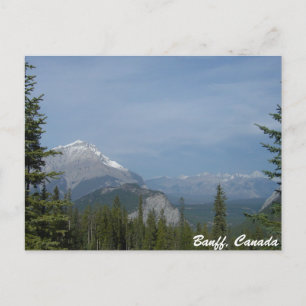 Banff Alberta Canada, Canadian National Park Postcard