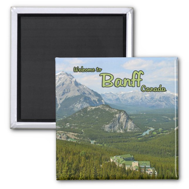 Banff Alberta Canada Magnet (Front)