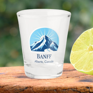 Banff Alberta Canada Shot glass