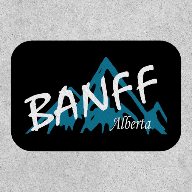 Banff Alberta Mountains Patch (Front)