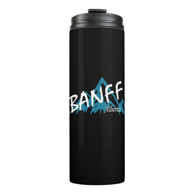 Banff Alberta Mountains Thermal Tumbler (Front)