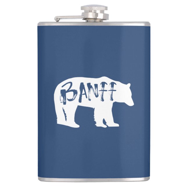Banff Bear Flask (Front)