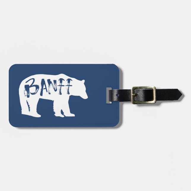 Banff Bear Luggage Tag (Front Horizontal)