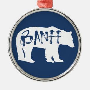 Banff Bear Metal Ornament