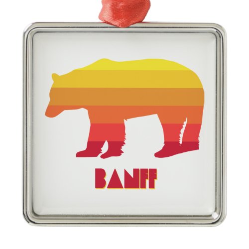 Banff Bear Metal Ornament
