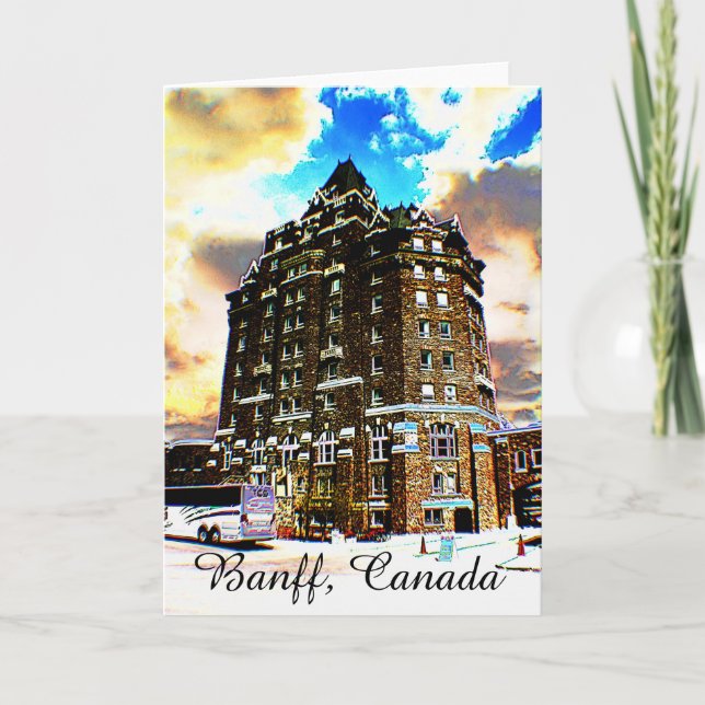 Banff, Canada, Greeting Card (Front)