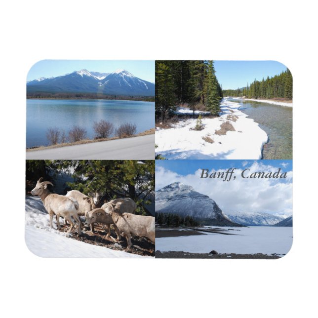 Banff, Canada Scenic Beauty Magnet (Horizontal)