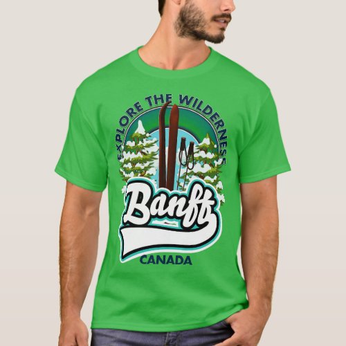 Banff Canada ski poster T_Shirt