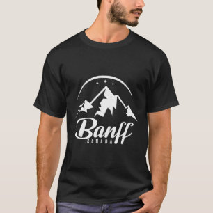 Banff Canada Ski Resort Skiing Snowboarding  T-Shirt