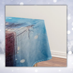 Banff Canada Watercolor Sketch    Tablecloth