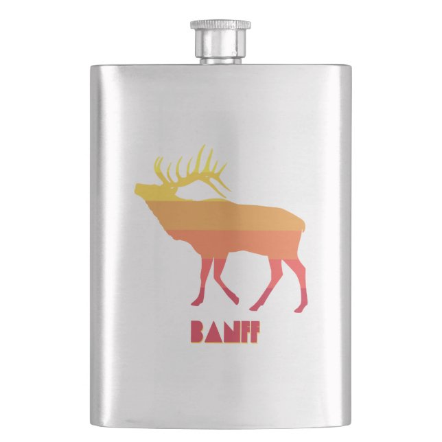 Banff Elk Flask (Front)