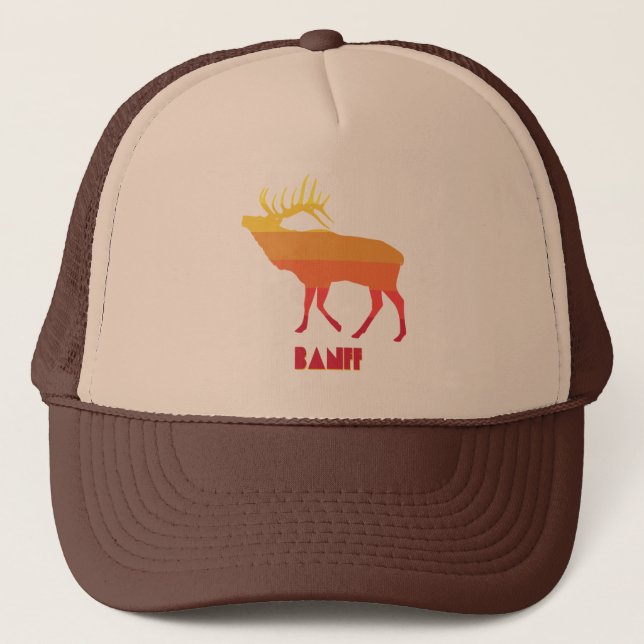 Banff Elk Trucker Hat (Front)